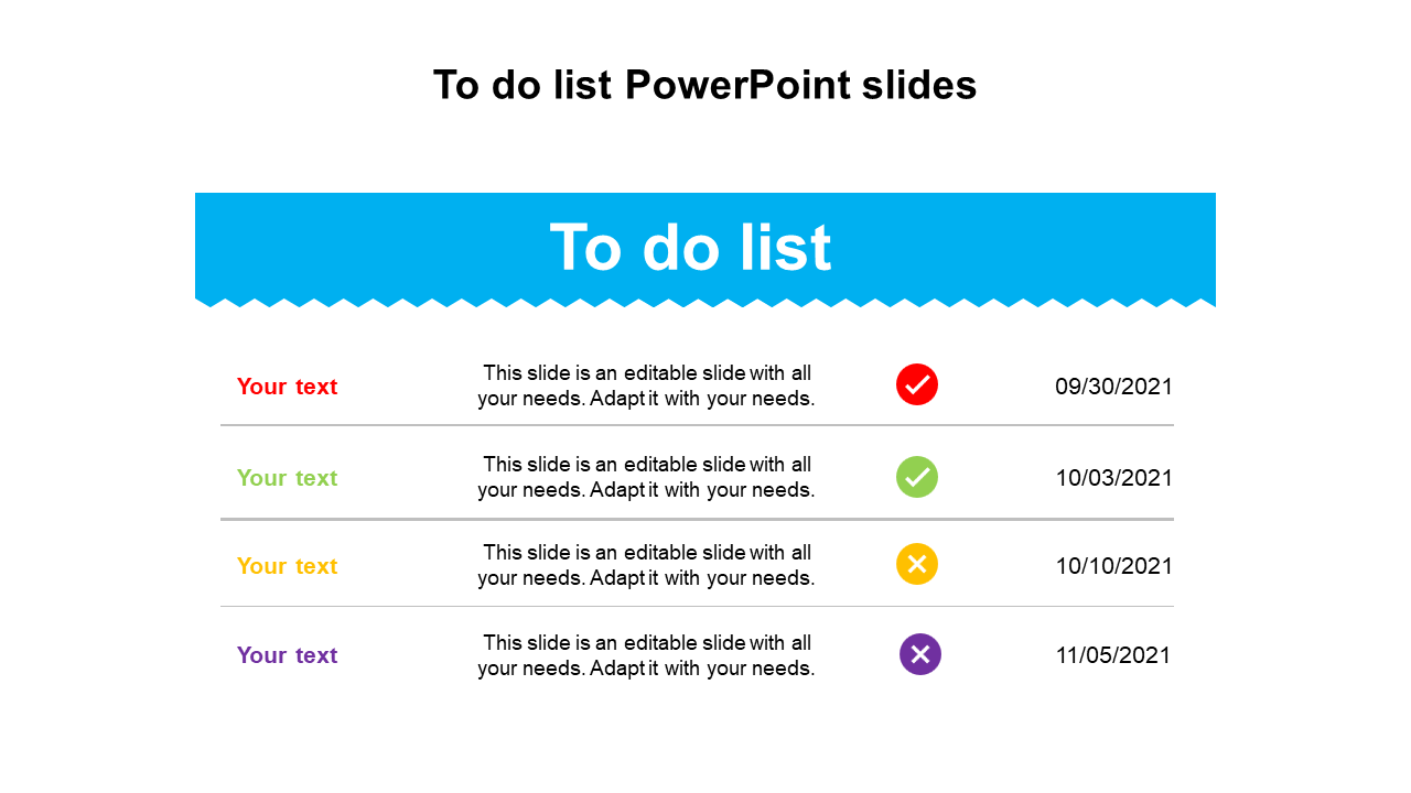 Captivating To Do List Powerpoint Slides Presentation